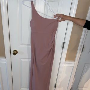 One Shoulder Windsor Dress